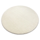 Модерен килим за пране LATIO 71351056 кръг сметана