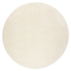 Модерен килим за пране LATIO 71351056 кръг сметана