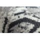 Moderní koberec FLIM 007-B2 shaggy, Pruhy - Strukturální béžový