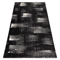 Tappeto moderno COZY Lina, geometrico, Marmo - Structural due livelli di pile grigio