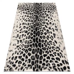 Alfombra Structural SOLE D3882 - Ornamento Tejido plano beige / gris