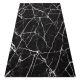 Tapis Structural SOLE D3811 Ornement - tissé à plat bleu / beige