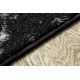 Tapis Structural SOLE D3811 Ornement - tissé à plat bleu / beige