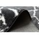 Tapis Structural SOLE D3811 Ornement - tissé à plat bleu / beige
