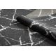 Tapis Structural SOLE D3811 Ornement - tissé à plat bleu / beige