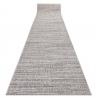 CHODNIK SIZAL FLOORLUX wzór 20389 srebrny / czarny