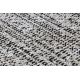 Sizal futó szőnyeg FLOORLUX minta 20389 ezüst / fekete