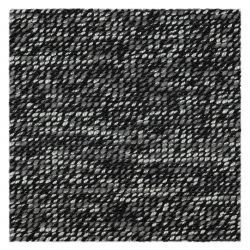 Fitted carpet BLAZE 907 platinum grey / black