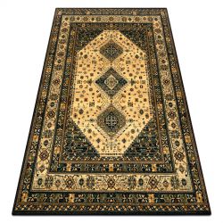 Exclusive EMERALD Carpet 1012 glamour, stylish geometric black / gold