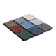 модерен килим FLIM 010-B3 рошав, лабиринт - structural черен / сив