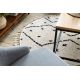 Moderný koberec MUNDO D7701 diamanty boho 3D outdoor růžový / béžová
