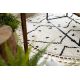 Moderný koberec MUNDO D7701 diamanty boho 3D outdoor růžový / béžová