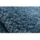 Kilimas BERBER 9000 Apskritas kilimas mėlyna kutai berberinis marokietiškas purvinas