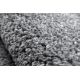 Kulatý koberec BERBER 9000 šedý - střapce, Maroko, Shaggy