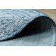 Fonott sizal szőnyeg LOFT 21193 Kör boho elefántcsont/ezüst/kék