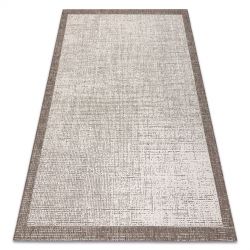 Alfombra Structural SOLE D3852 - Boho, diamantes Tejido plano gris