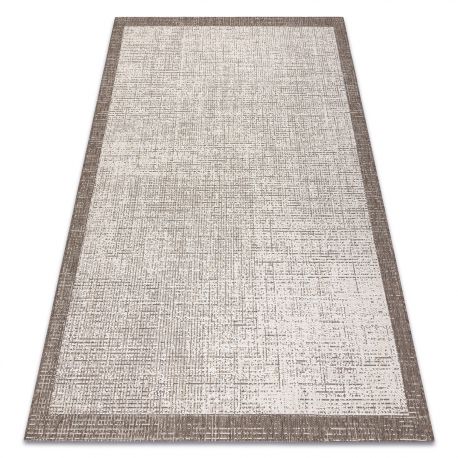 Alfombra Structural SOLE D3852 - Boho, diamantes Tejido plano gris