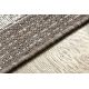Dywan Strukturalny SOLE D3852 Boho, romby - płasko tkany szary
