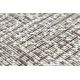 Alfombra Structural SOLE D3852 - Boho, diamantes Tejido plano gris