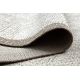 Alfombra Structural SOLE D3852 - Boho, diamantes Tejido plano gris
