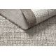 Alfombra Structural SOLE D3852 - Boho, diamantes Tejido plano gris