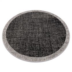 Alfombra Structural SOLE D3732 - azteca, diamantes Tejido plano gris / beige