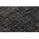 Sizala auklu paklājs FLOORLUX apļveida 20401 Rāmis melns / sudrabs 