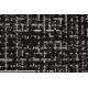 Kulatý koberec SISAL FLOORLUX 20401 Rám, černý, stříbrný 