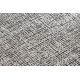 Kilimas sizalio virvelės FLOORLUX Apskritas kilimas 20401 Rėmelis sidabras / juoda