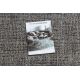 Kilimas sizalio virvelės FLOORLUX Apskritas kilimas 20401 Rėmelis sidabras / juoda