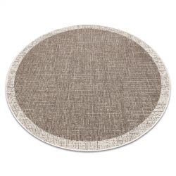 Covor Structural SOLE D3732 Aztec, caro - țesute plate bej