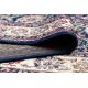 Carpet WINDSOR 22991 ORNAMENT FRAME FRINGE navy / ivory