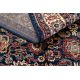 Carpet WINDSOR 22991 ORNAMENT FRAME FRINGE navy / ivory