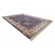 Carpet WINDSOR 22993 ORNAMENT, VINTAGE, FRINGE navy / ivory
