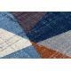 Carpet SOFT 6162 GEOMETRIC, TRIANGLES grey / blue / cooper