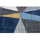 Сучасний пральний килим SHAPE 3105 Серце shaggy - сірий плюшевий протиковзкий