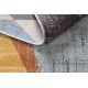 Modern washing carpet SHAPE 3105 Heart shaggy - grey plush, anti-slip 