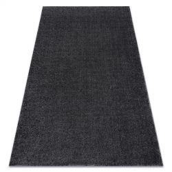 Teppich SOFT 2485 glatt, einfarbig anthrazit