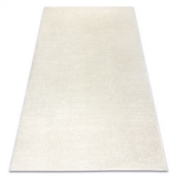 Carpet SOFT 2485 plain, one colour cream