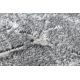 Kilimas MEFE Šiuolaikinis Ratas 2783 Marmuras - Struktūrinis, dviejų sluoksnių vilna, pilka