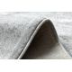 модерен MEFE килим кръг 2783 мрамор - structural две нива на руно сив