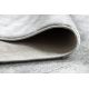 Moderne MEFE Teppe Sirkel 2783 Marmor - strukturell to nivåer av fleece grå 
