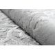 сучасний MEFE килим коло 8724 Орнамент vintage - Structural два рівні флісу сірий