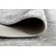 Moderne MEFE Teppe Sirkel 8731 Årgang - strukturell to nivåer av fleece grå 