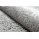 Modern MEFE carpet Circle 8731 Vintage - structural two levels of fleece grey 