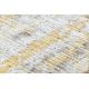 Exklusiv EMERALD Teppich 1020 glamour, stilvoll Marmor, Dreiecke Flaschengrün / gold