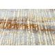 Exklusiv EMERALD Teppich 1020 glamour, stilvoll Marmor, Dreiecke Flaschengrün / gold