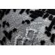 Tapis EMERALD exclusif 1022 glamour, élégant géométrique, marbre gris / or