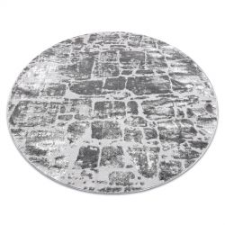 Exklusiv EMERALD Läufer 1012 glamour, stilvoll Marmor, geometrisch grau / gold