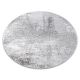 Tappeto MEFE moderno Cerchio 8731 Vintage - Structural due livelli di pile grigio 